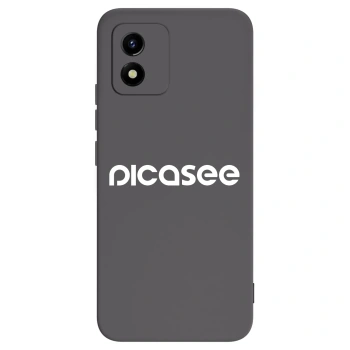Picasee Vivo Y01 Hülle - Schwarzes Silikon - Picasee - new logo - white