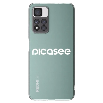 Picasee Xiaomi Redmi Note 11 Pro+ 5G Hülle - Transparentes Silikon - Picasee - new logo - white