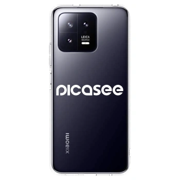 Picasee Xiaomi 13 Pro Hülle - Transparentes Silikon - Picasee - new logo - white