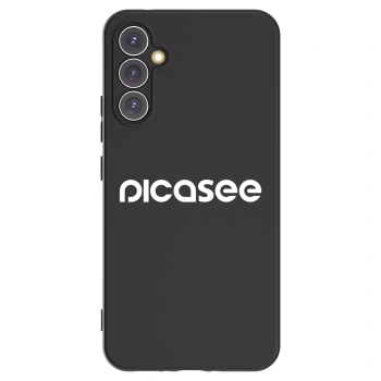 Picasee Samsung Galaxy A34 5G A346B Hülle - Schwarzes Silikon - Picasee - new logo - white
