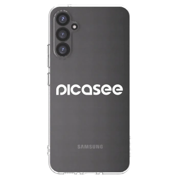 Picasee Samsung Galaxy A34 5G A346B Hülle - Transparentes Silikon - Picasee - new logo - white
