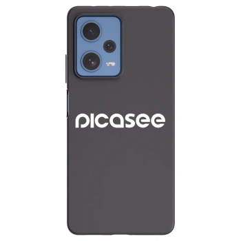 Picasee Xiaomi Redmi Note 12 Pro 5G Hülle - Schwarzes Silikon - Picasee - new logo - white