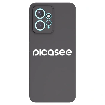 Picasee Xiaomi Redmi Note 12 4G Hülle - Schwarzes Silikon - Picasee - new logo - white