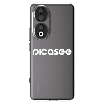 Picasee Honor 90 5G Hülle - Transparentes Silikon - Picasee - new logo - white