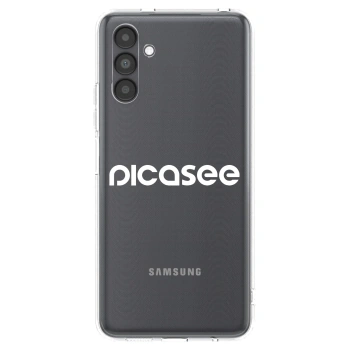 Picasee Samsung Galaxy A04s A047F Hülle - Transparentes Silikon - Picasee - new logo - white