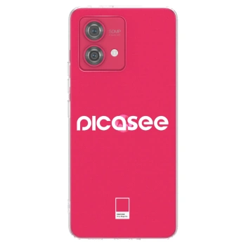 Picasee Motorola Moto G84 5G Hülle - Transparentes Silikon - Picasee - new logo - white