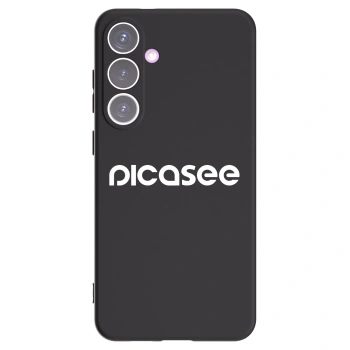 Picasee Samsung Galaxy S24+ S926B 5G Hülle - Schwarzes Silikon - Picasee - new logo - white
