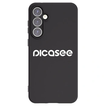 Picasee Samsung Galaxy S23 FE S711B Hülle - Schwarzes Silikon - Picasee - new logo - white