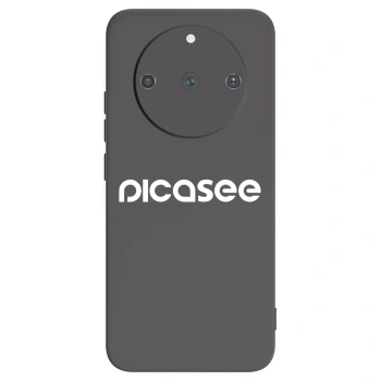 Picasee Realme 11 Pro+ Hülle - Schwarzes Silikon - Picasee - new logo - white