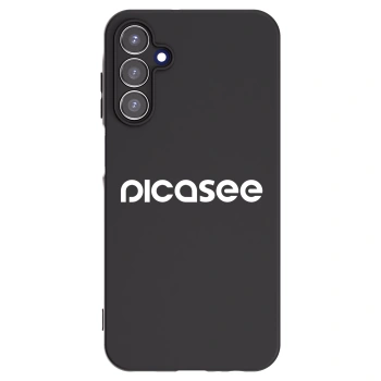 Picasee Samsung Galaxy A15 A156B 5G Hülle - Schwarzes Silikon - Picasee - new logo - white