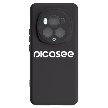 Picasee Honor Magic6 Pro Hülle - Schwarzes Silikon - Picasee - new logo - white