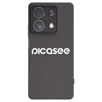 Picasee Xiaomi Redmi Note 13 Pro 4G Hülle - Schwarzes Silikon - Picasee - new logo - white