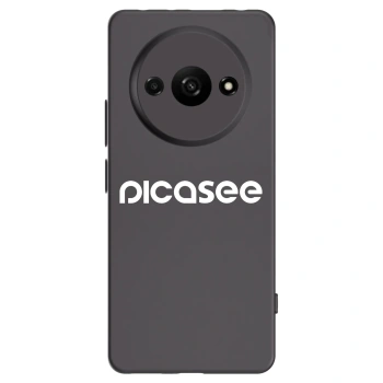 Picasee Xiaomi Redmi A3 Hülle - Schwarzes Silikon - Picasee - new logo - white