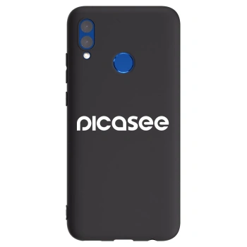 Hülle für Huawei P Smart 2019 - Picasee - new logo - white