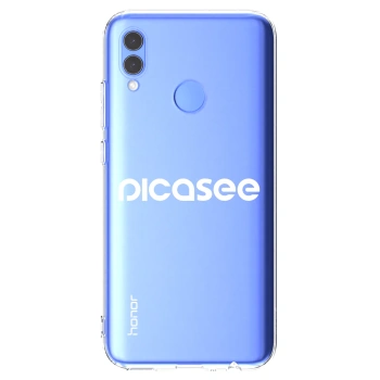 Picasee Honor 10 Lite Hülle - Transparentes Silikon - Picasee - new logo - white
