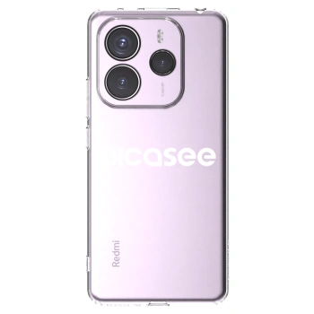 Picasee Xiaomi Redmi Note 14 5G Hülle - Transparentes Silikon - Picasee - new logo - white