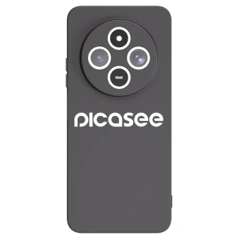 Picasee Xiaomi Redmi 14C Hülle - Schwarzes Silikon - Picasee - new logo - white