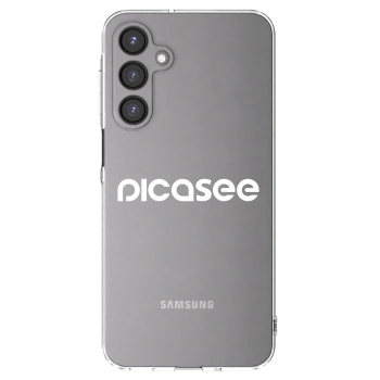Picasee Samsung Galaxy A16 5G Hülle - Transparentes Silikon - Picasee - new logo - white