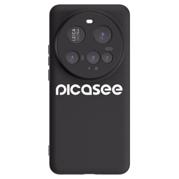 Picasee Xiaomi 15 Ultra Hülle - Schwarzes Silikon - Picasee - new logo - white