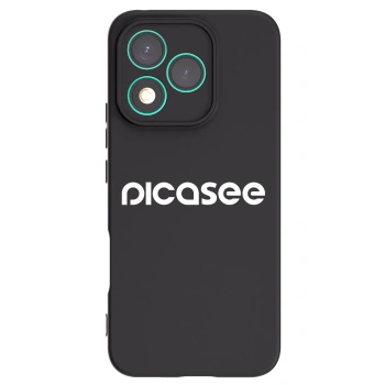 Picasee Honor 400 Lite 5G Hülle - Schwarzes Silikon - Picasee - new logo - white