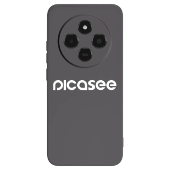 Picasee Xiaomi Poco C75 Hülle - Schwarzes Silikon - Picasee - new logo - white