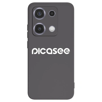 Picasee Xiaomi Redmi Note 14S Hülle - Schwarzes Silikon - Picasee - new logo - white