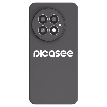 Picasee OnePlus 13 5G Hülle - Schwarzes Silikon - Picasee - new logo - white