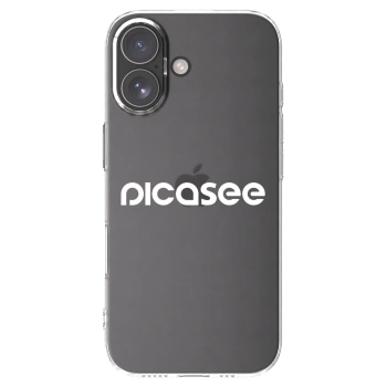 Picasee Apple iPhone 17 Hülle - Transparentes Silikon - Picasee - new logo - white