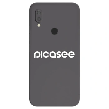 Picasee Xiaomi Redmi 7 Hülle - Schwarzes Silikon - Picasee - new logo - white