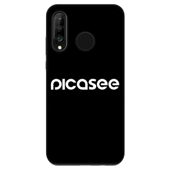 Hülle für Huawei P30 Lite - Picasee - new logo - white