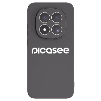 Picasee Xiaomi Redmi Note 15 Pro 4G Hülle - Schwarzes Silikon - Picasee - new logo - white