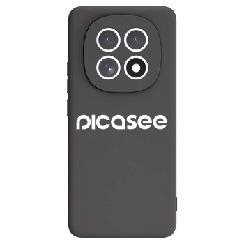 Picasee Xiaomi Redmi Note 15 Hülle - Schwarzes Silikon - Picasee - new logo - white