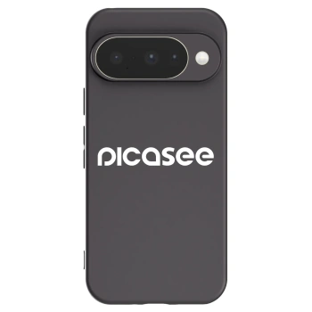 Picasee Google Pixel 10 Hülle - Schwarzes Silikon - Picasee - new logo - white