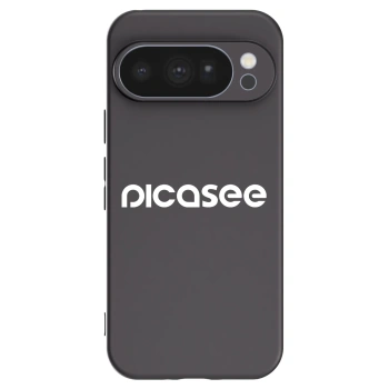 Picasee Google Pixel 10 Pro Hülle - Schwarzes Silikon - Picasee - new logo - white