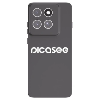 Picasee Motorola Edge 60 Fusion Hülle - Schwarzes Silikon - Picasee - new logo - white