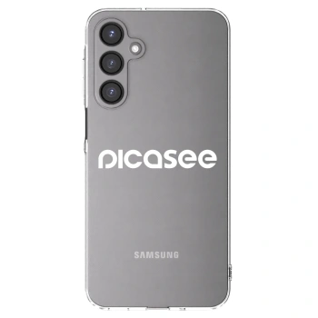 Picasee Samsung Galaxy A16 4G Hülle - Transparentes Silikon - Picasee - new logo - white