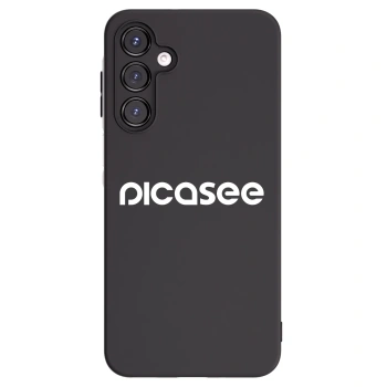 Picasee Samsung Galaxy A16 4G Hülle - Schwarzes Silikon - Picasee - new logo - white