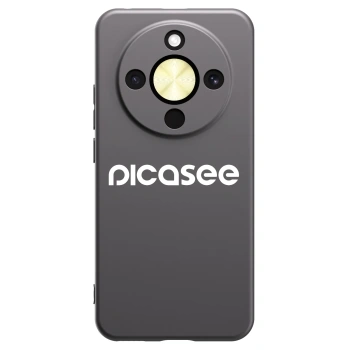 Picasee Honor Magic8 Lite 5G Hülle - Schwarzes Silikon - Picasee - new logo - white