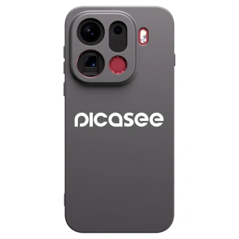 Picasee OPPO Find X9 Pro Hülle - Schwarzes Silikon - Picasee - new logo - white