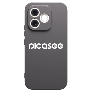 Picasee Honor 600 Lite Hülle - Schwarzes Silikon - Picasee - new logo - white