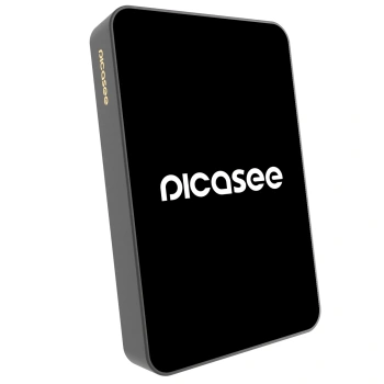 Picasee Powerbank mit MagSafe 10 000 mAh Grau - Picasee - new logo - white
