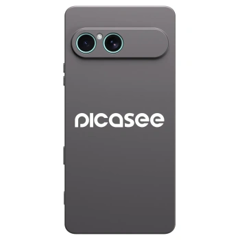 Picasee Sony Xperia 10 VII Hülle - Schwarzes Silikon - Picasee - new logo - white