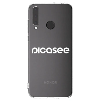 Picasee Honor 20 Lite Hülle - Transparentes Silikon - Picasee - new logo - white