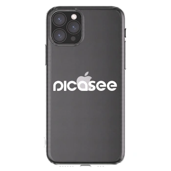 Picasee Apple iPhone 11 Pro Hülle - Transparentes Silikon - Picasee - new logo - white