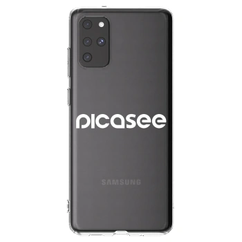 Picasee Samsung Galaxy S20+ G985F Hülle - Transparentes Silikon - Picasee - new logo - white