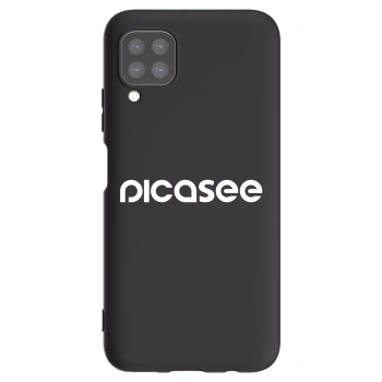 Picasee Huawei P40 Lite Hülle - Schwarzes Silikon - Picasee - new logo - white