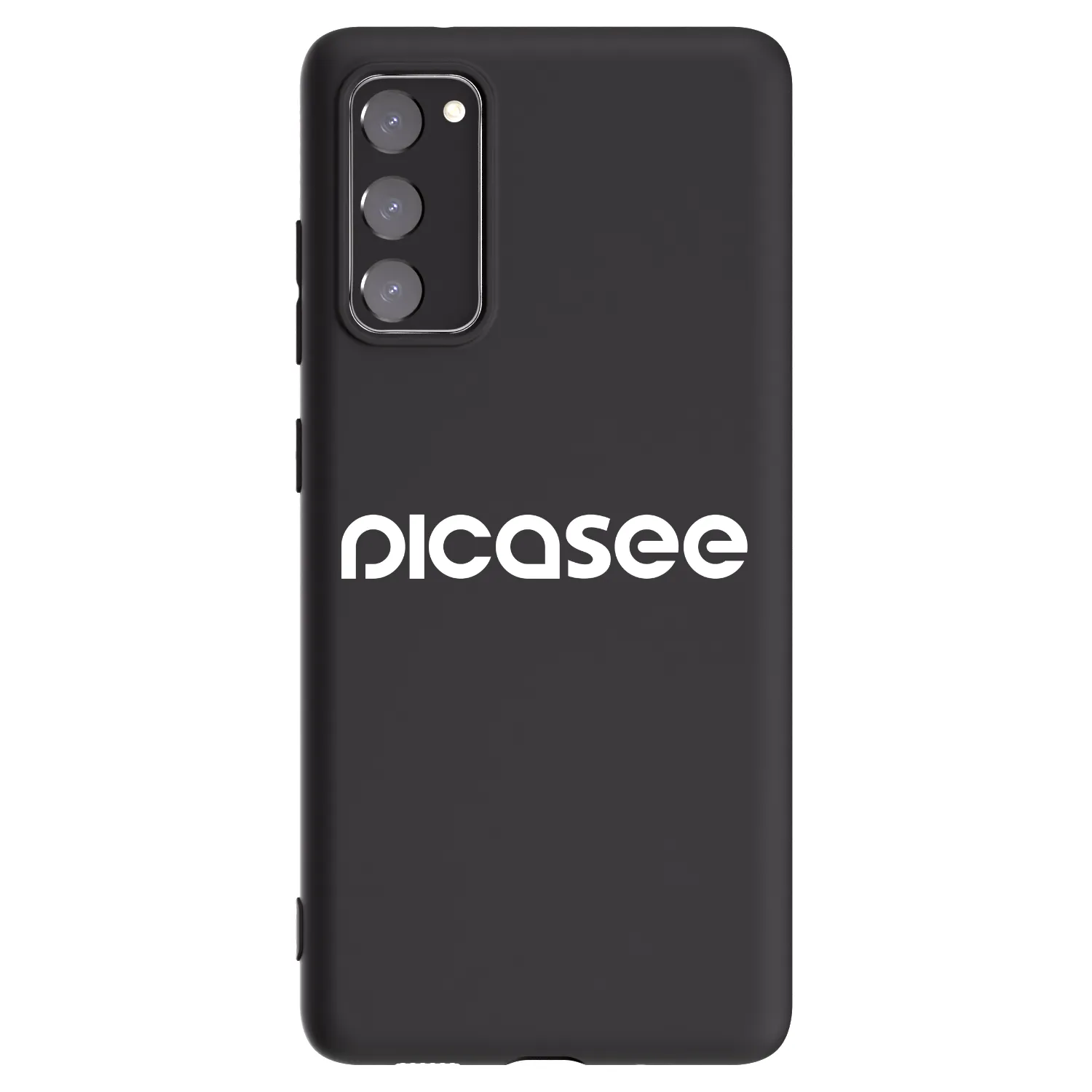 Picasee Samsung Galaxy S20 FE Hülle - Schwarzes Silikon - Picasee - new logo - white