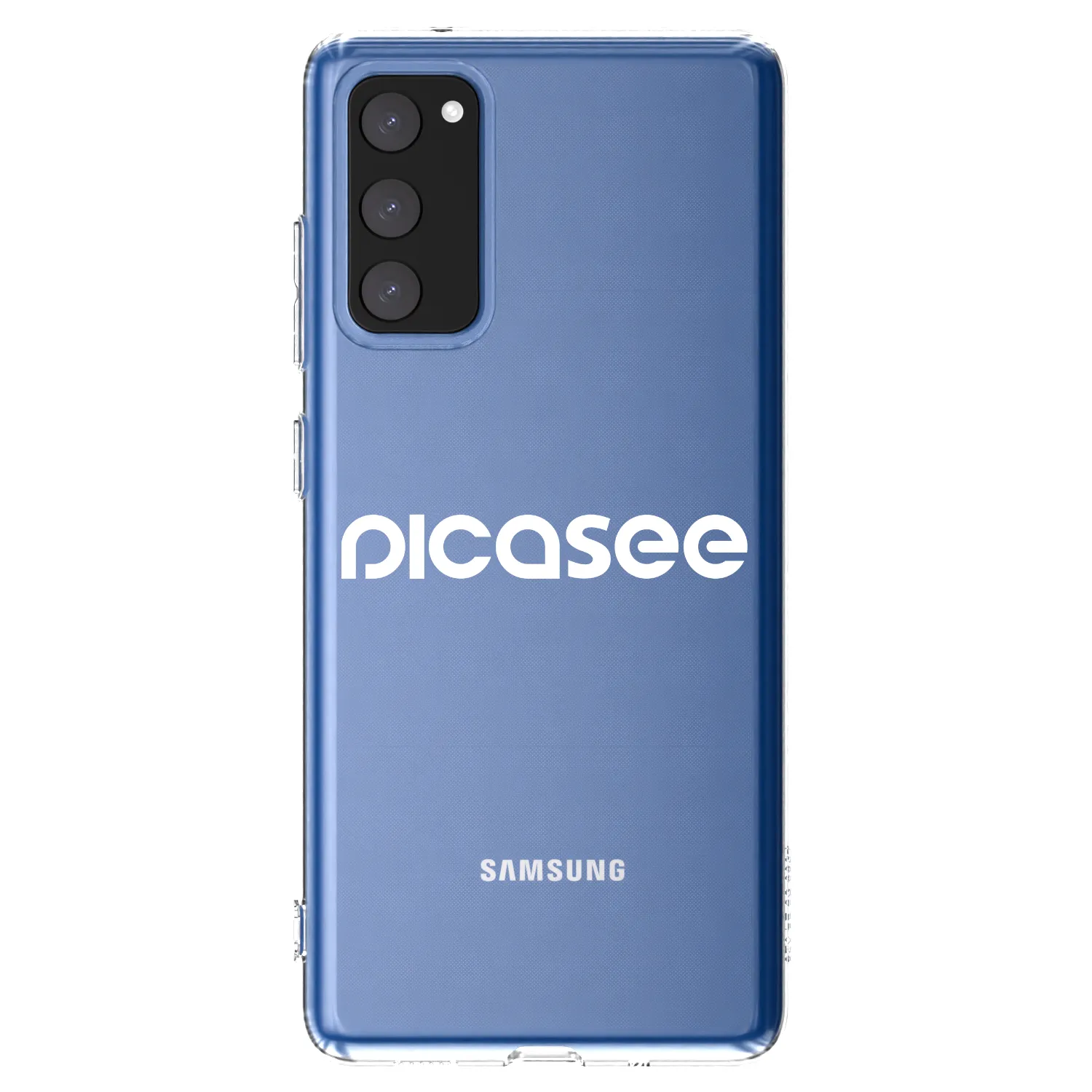 Picasee Samsung Galaxy S20 FE Hülle - Transparentes Silikon - Picasee - new logo - white