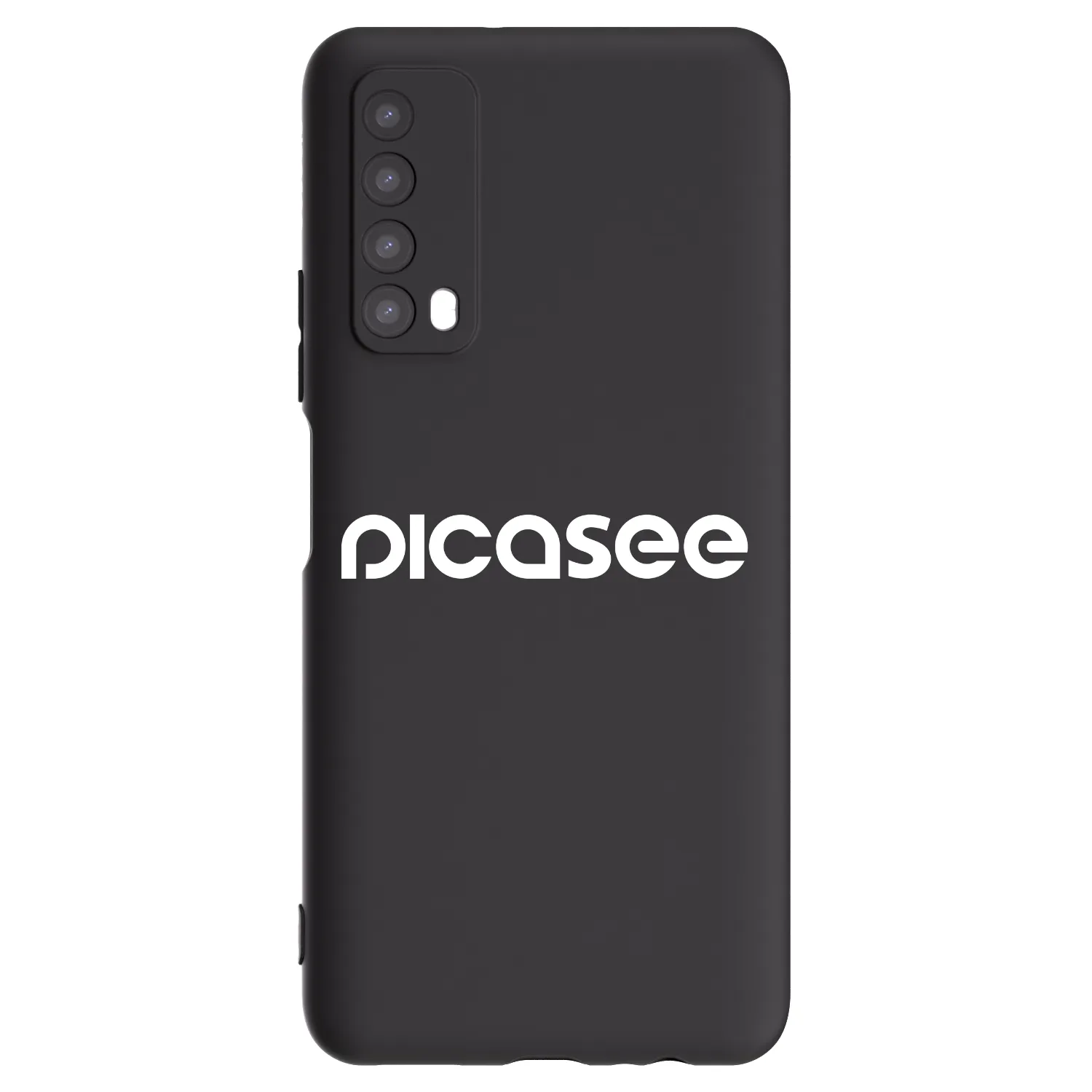 Picasee Huawei P Smart 2021 Hülle - Schwarzes Silikon - Picasee - new logo - white