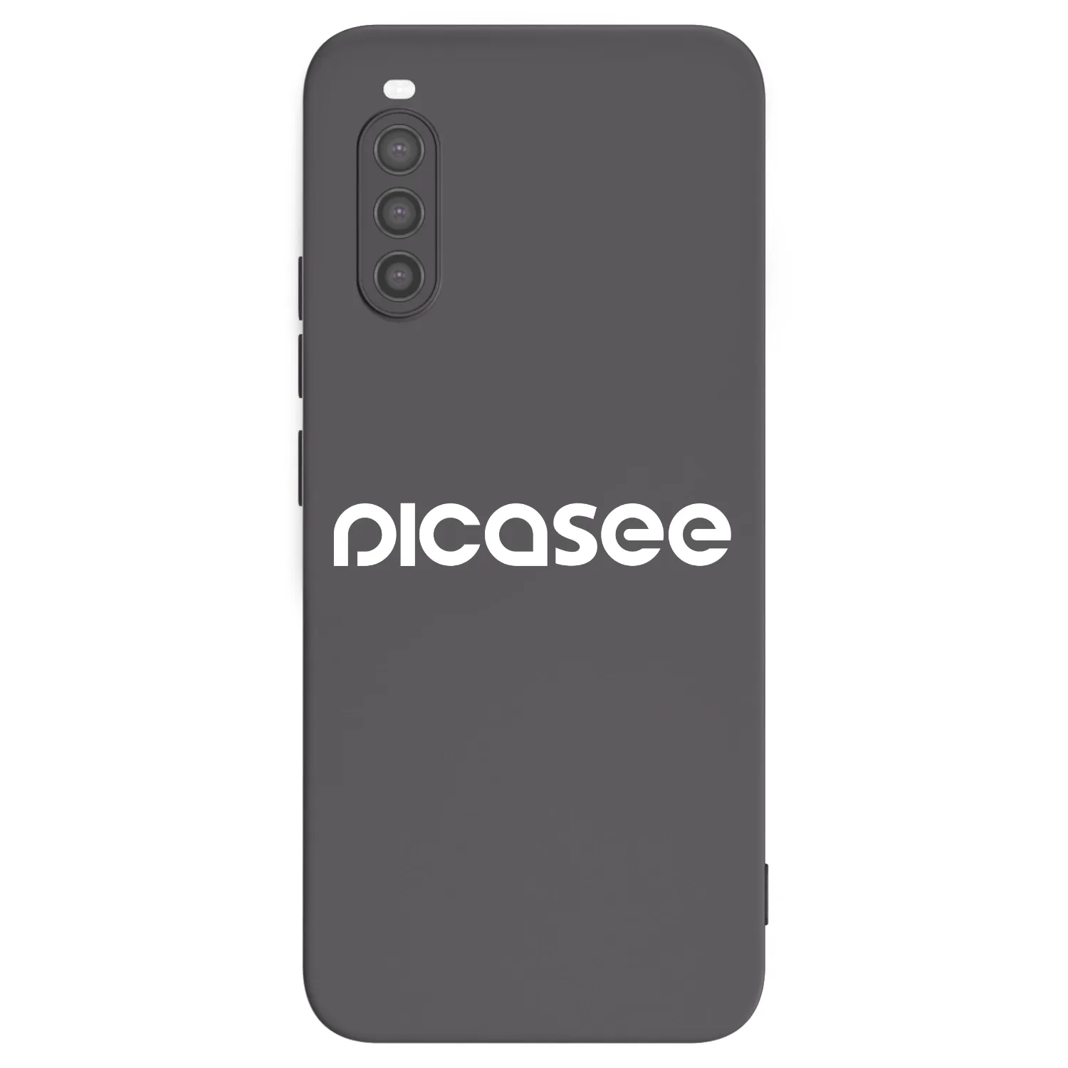 Picasee Sony Xperia 10 II Hülle - Schwarzes Silikon - Picasee - new logo - white